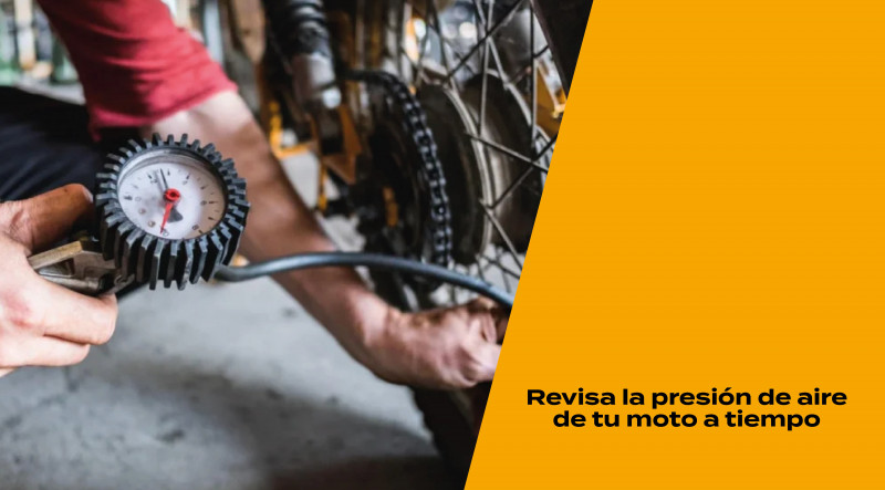 Presión de aire en llantas de moto: el detalle que puede cambiar tu manejo