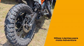 Llantas mitas para motos Adventure: guía de elección