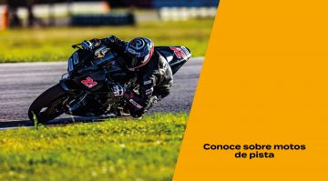 ¿Qué pasa con una llanta de moto cuando entra a una pista?