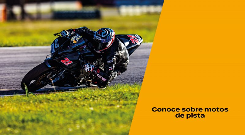 ¿Qué pasa con una llanta de moto cuando entra a una pista?