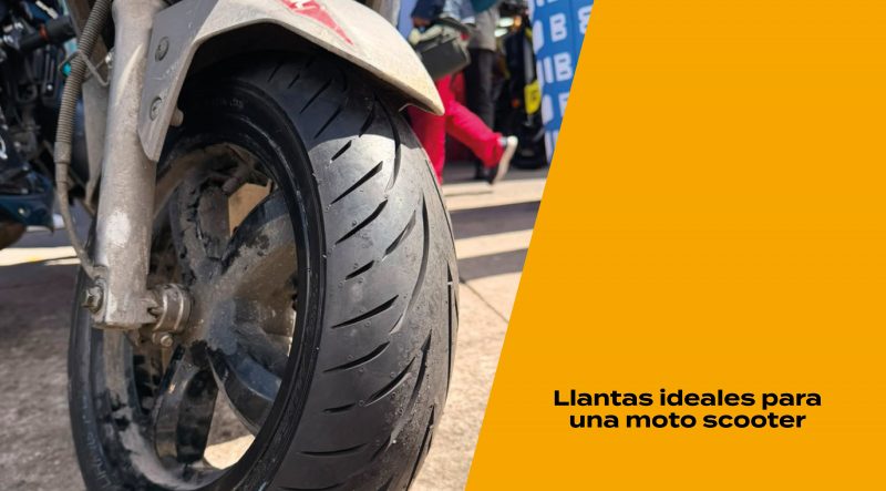 Cómo elegir llantas para una moto scooter