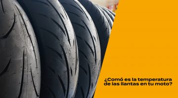 ¿Cómo afecta la temperatura a las llantas de tu moto?