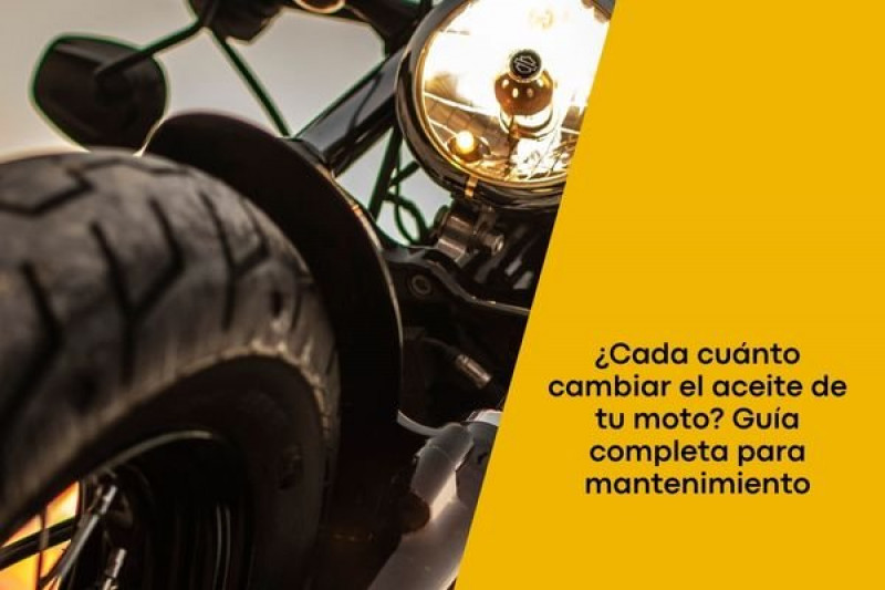 ¿Cada cuánto cambiar el aceite de tu moto? Guía completa para mantenimiento