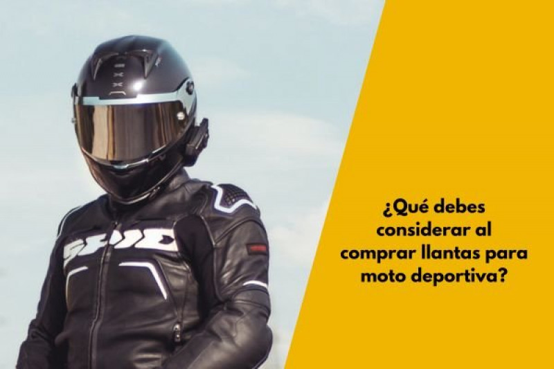 ¿Qué debes considerar al comprar llantas para moto deportiva?