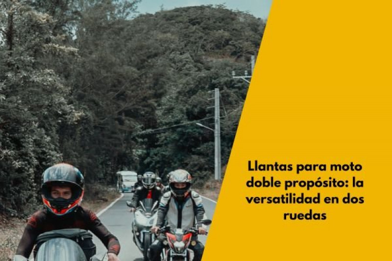 Llantas para moto doble propósito: la versatilidad en dos ruedas