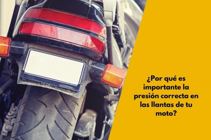 ¿Por qué es importante la presión correcta en las llantas de tu moto?