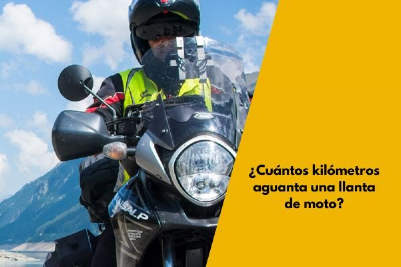 ¿Cuántos kilómetros aguanta una llanta de moto?